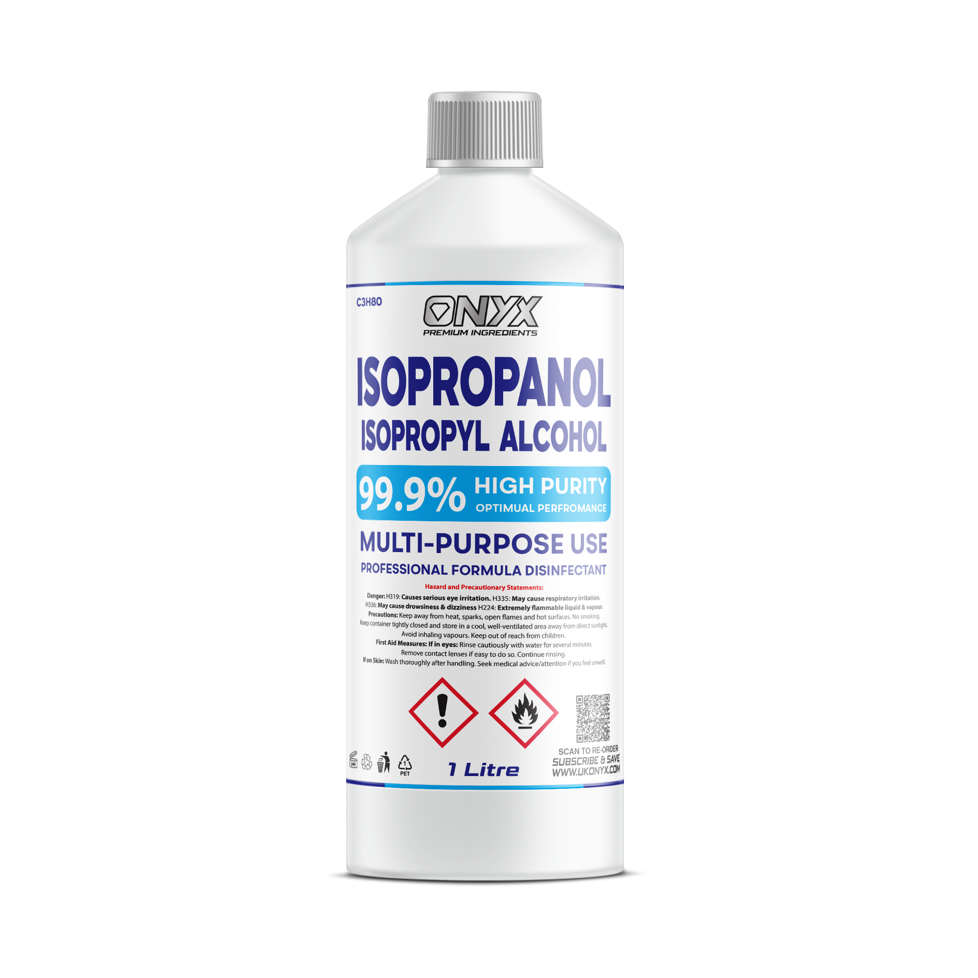Isopropyl Alcohol 99.9% (IPA) - Advanced A-Grade Cleaning Alcohol