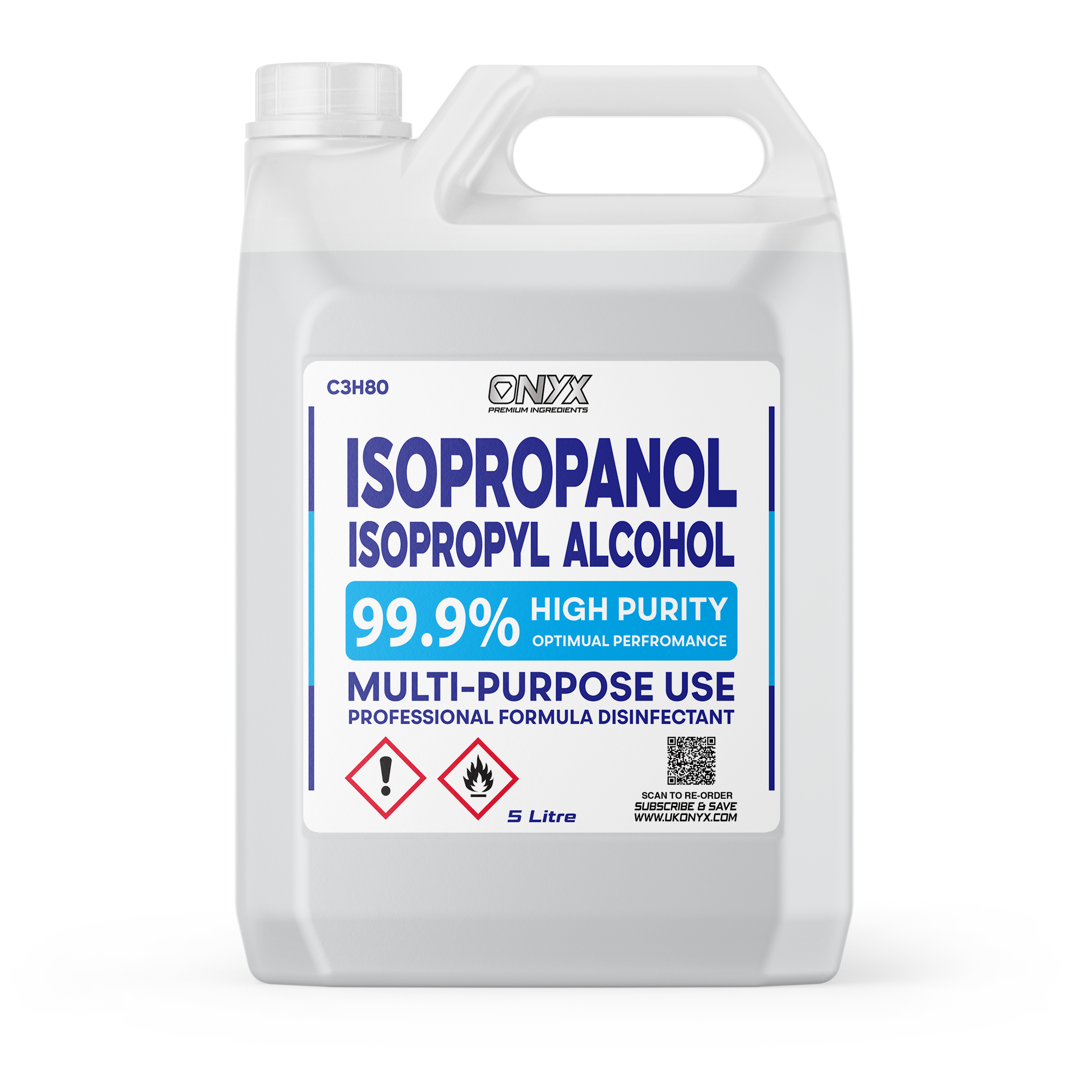 Isopropyl Alcohol 99.9% (IPA) - Advanced A-Grade Cleaning Alcohol