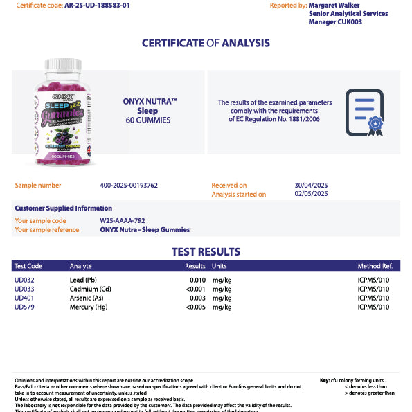 Night-Time Gummies with Magnesium, Night Time Support Supplement - Vegan & Halal