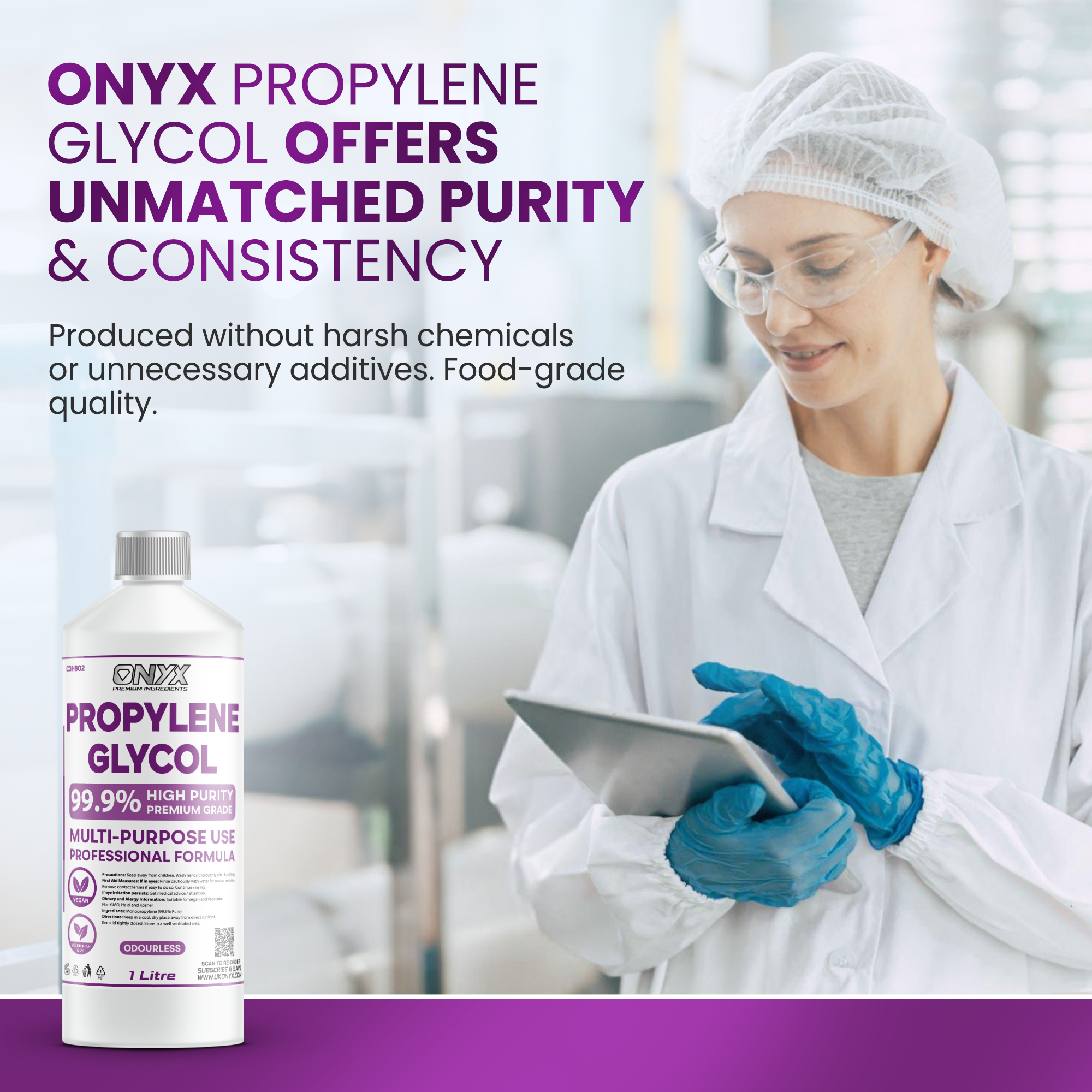 Mono Propylene Glycol (PG) Premium Food/USP/EP Grade MPG