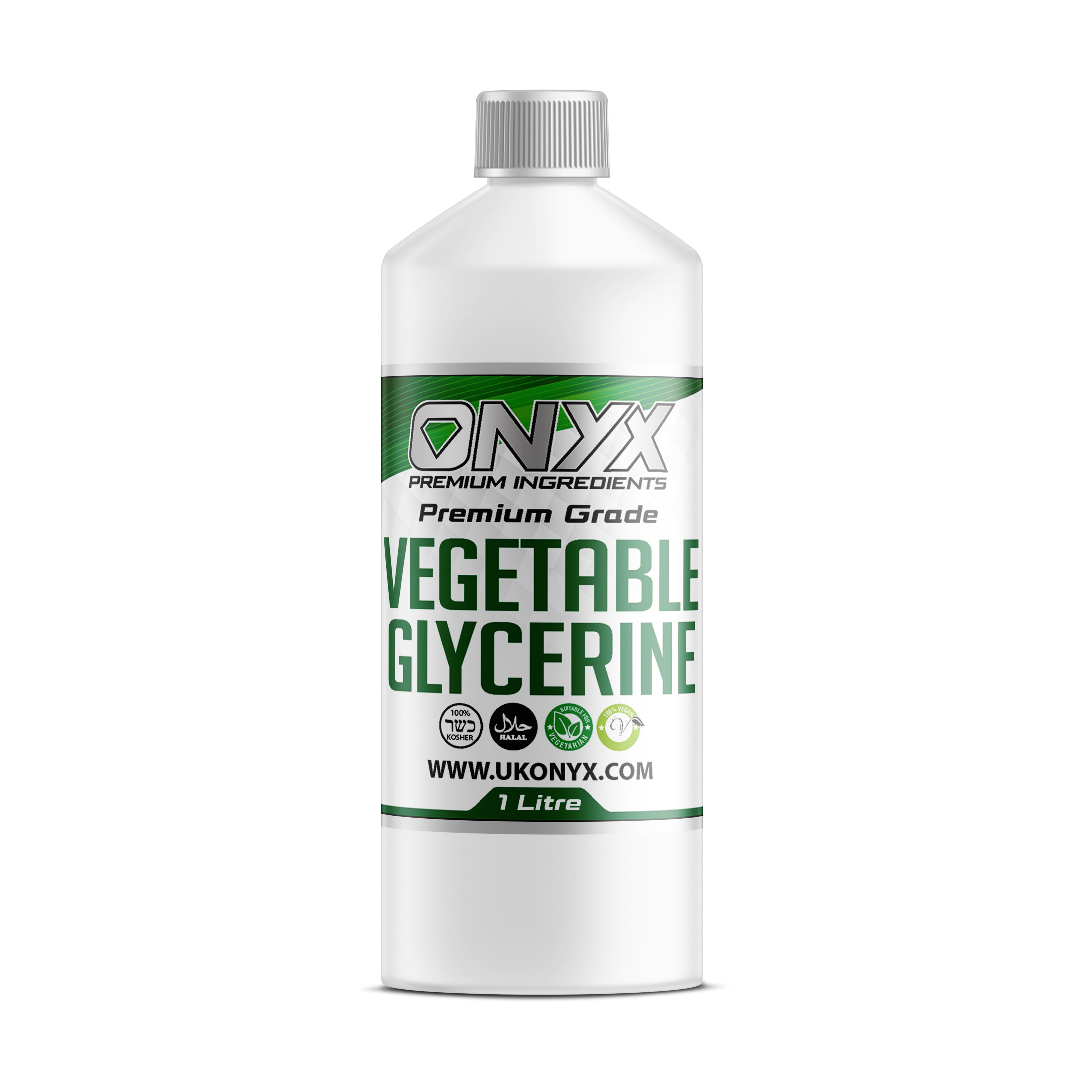 Vegetable Glycerine Premium Grade - Halal Kosher Vegan Vegetarian 1 Litre